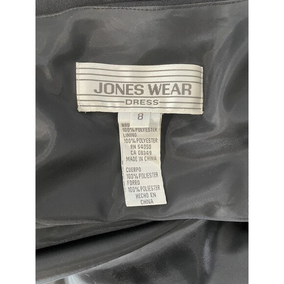 Vtg 90s Jones Wear Prom Evening Cocktail Maxi Dress" Sz 8 Beaded Dress - Picture 7 of 7